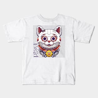 Mecha maneki neko Kids T-Shirt